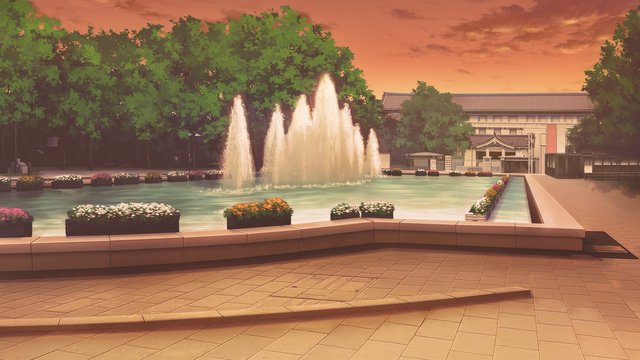 五等分的新娘 上野公园喷泉